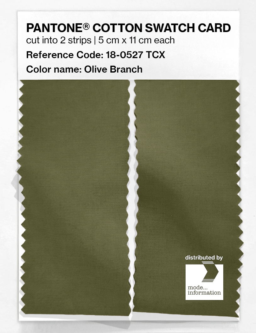 Artikelbild 2 des Artikels “PANTONE® COTTON SWATCH CARD 18-0527 TCX Olive Branch “