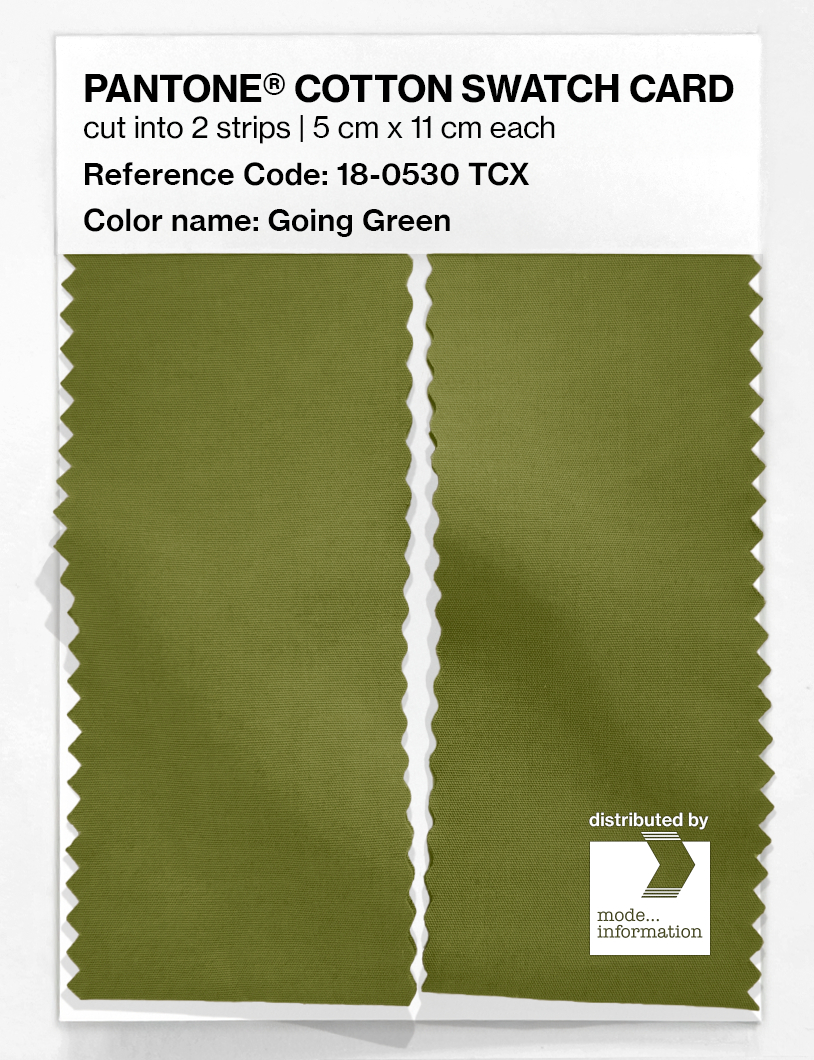 Artikelbild 2 des Artikels “PANTONE® COTTON SWATCH CARD 18-0530 TCX Going Green “