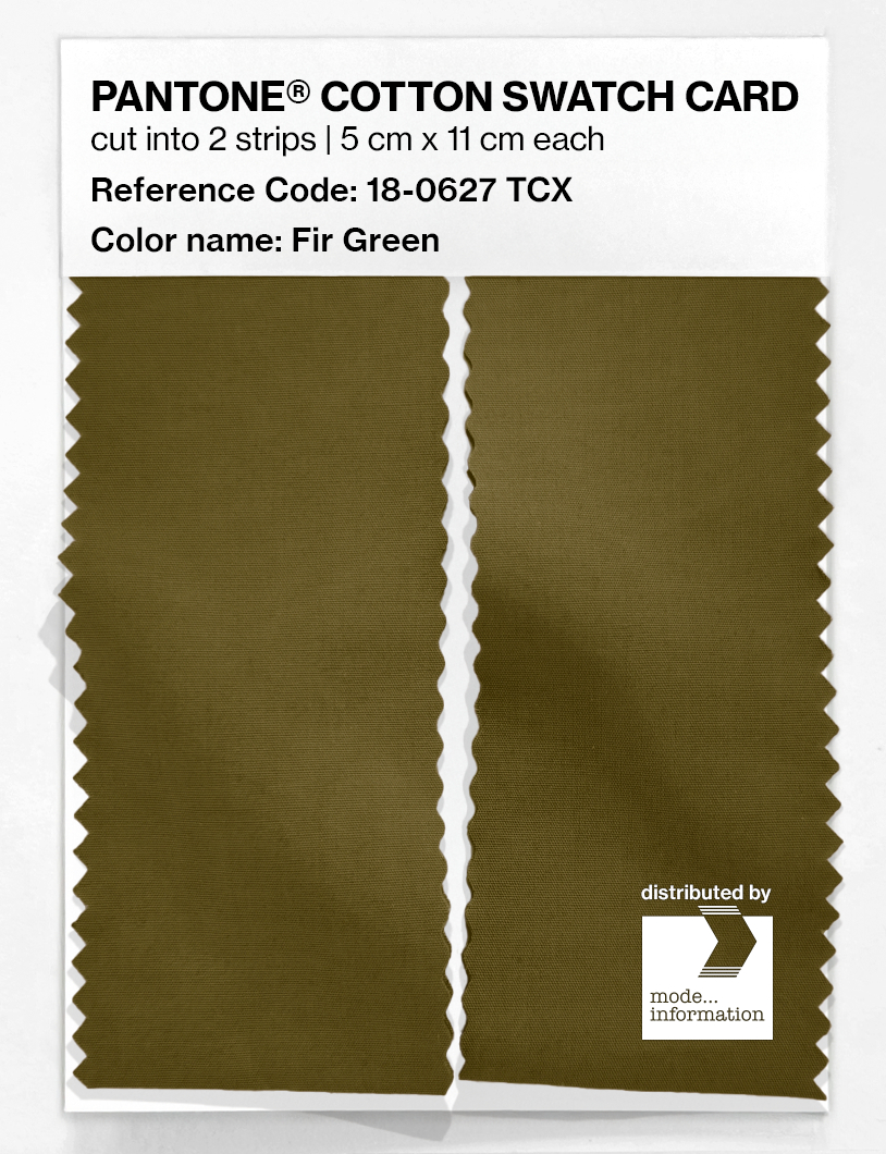 Artikelbild 2 des Artikels “PANTONE® COTTON SWATCH CARD 18-0627 TCX Fir Green “