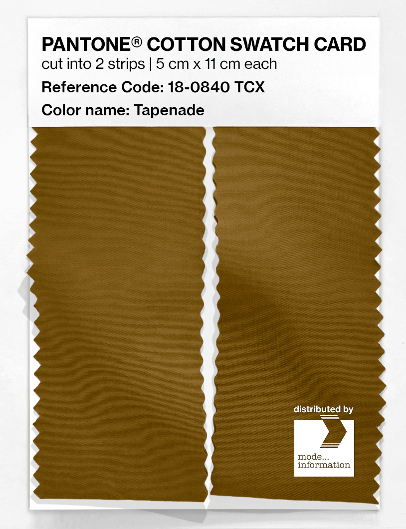 Artikelbild 2 des Artikels “PANTONE® COTTON SWATCH CARD 18-0840 TCX Tapenade “