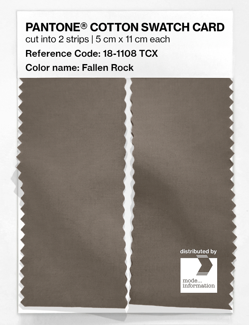 Artikelbild 2 des Artikels “PANTONE® COTTON SWATCH CARD 18-1108 TCX Fallen Rock “