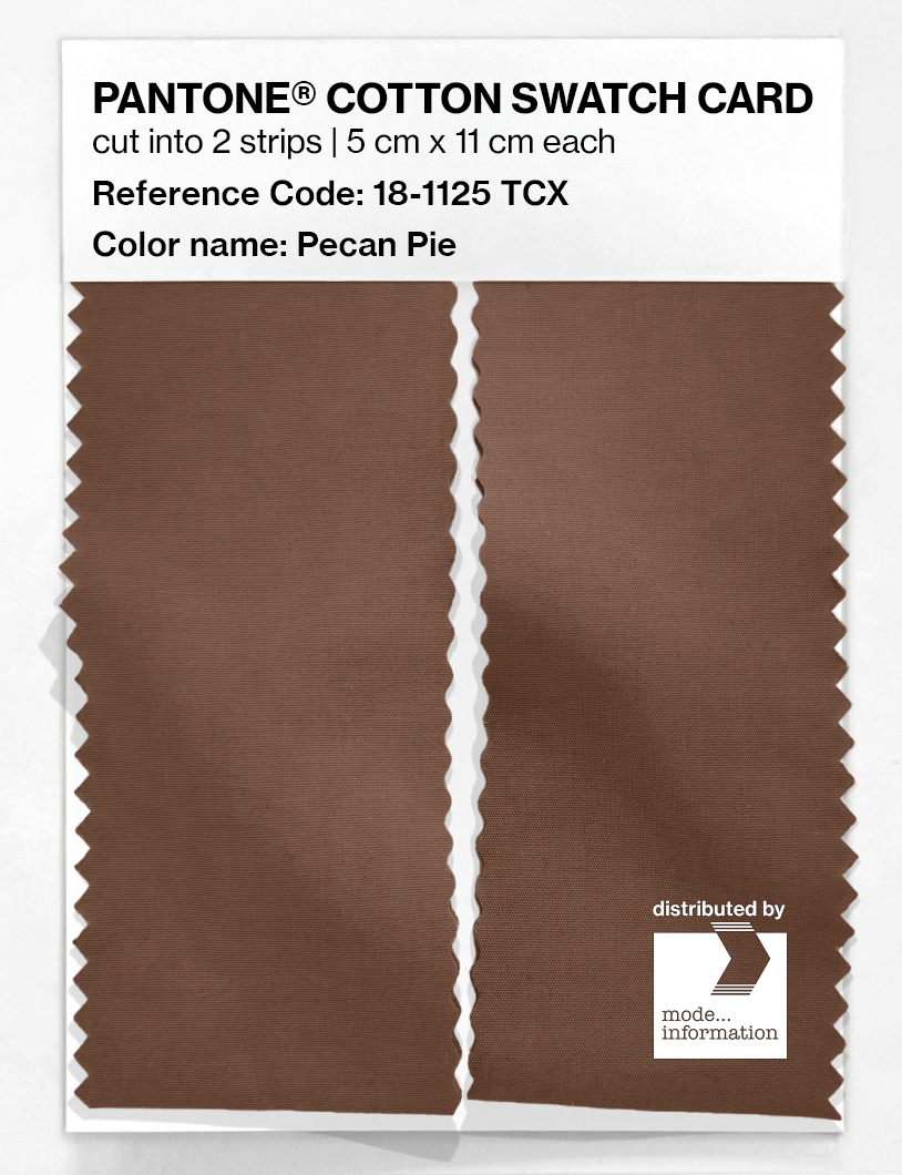 Artikelbild 2 des Artikels “PANTONE® COTTON SWATCH CARD 18-1125 TCX Pecan Pie “