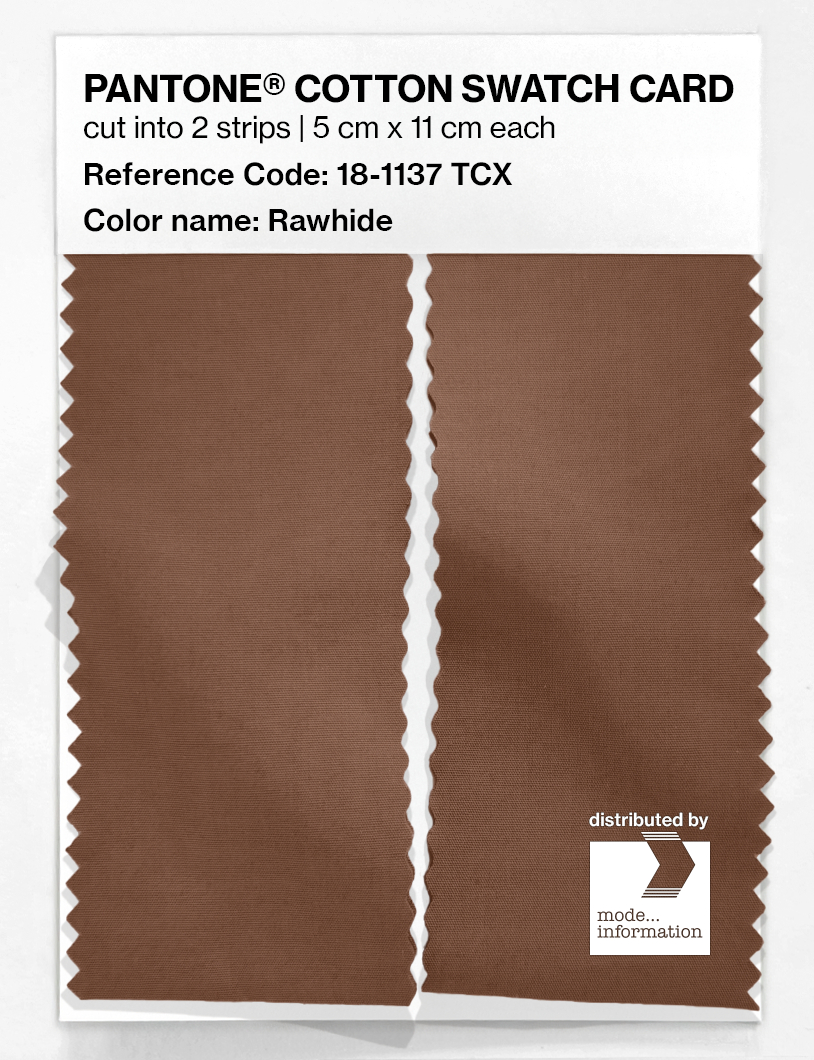 Artikelbild 2 des Artikels “PANTONE® COTTON SWATCH CARD 18-1137 TCX Rawhide “