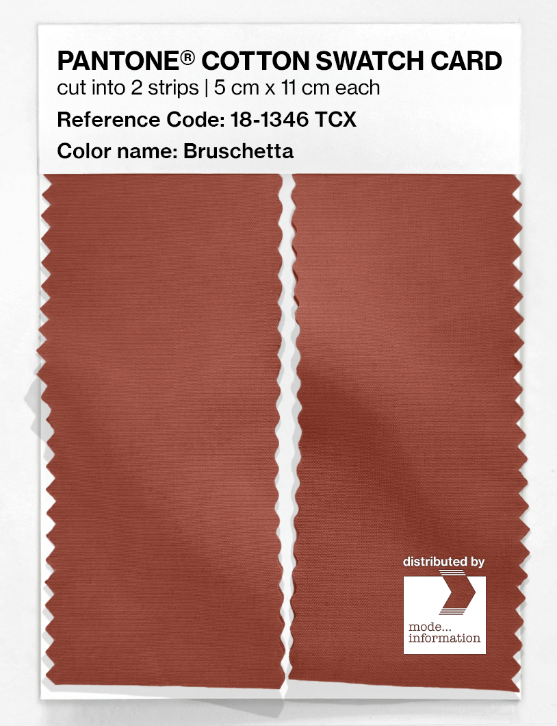 Artikelbild 2 des Artikels “PANTONE® COTTON SWATCH CARD 18-1346 TCX Bruschetta “