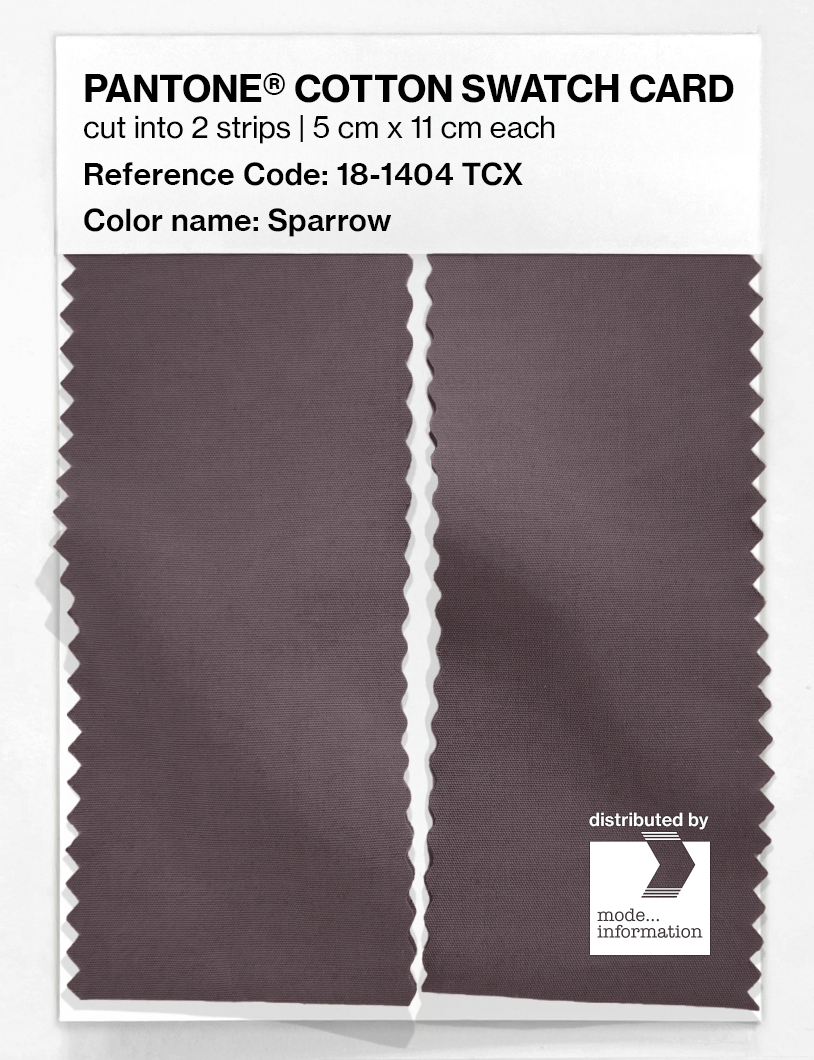Artikelbild 2 des Artikels “PANTONE® COTTON SWATCH CARD 18-1404 TCX Sparrow “
