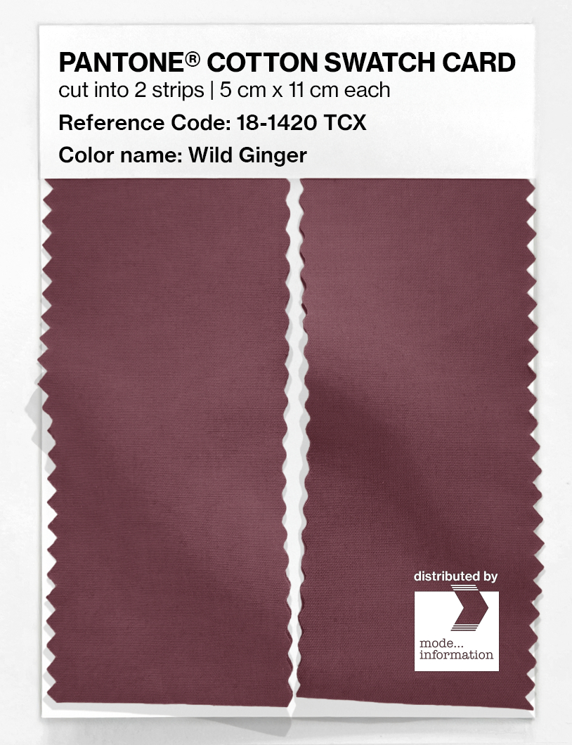 Artikelbild 2 des Artikels “PANTONE® COTTON SWATCH CARD 18-1420 TCX Wild Ginger “