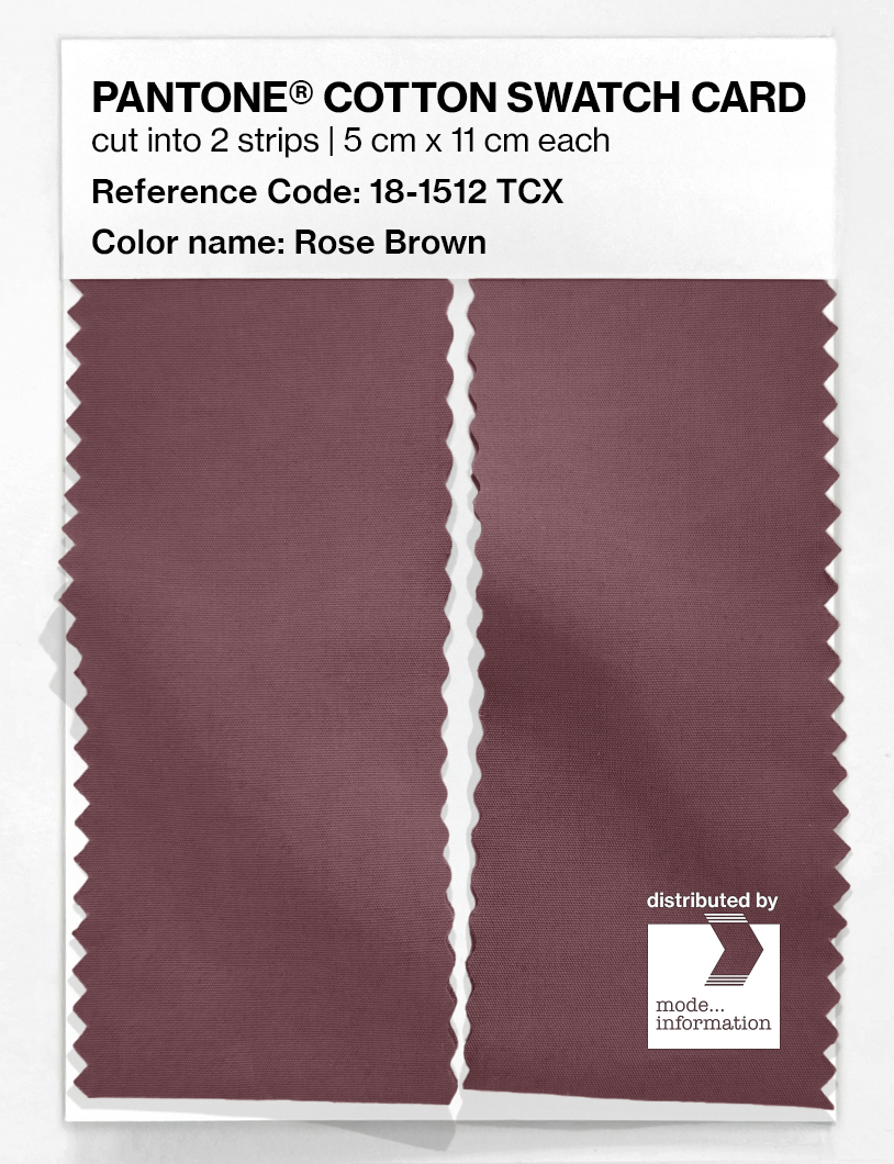 Artikelbild 2 des Artikels “PANTONE® COTTON SWATCH CARD 18-1512 TCX Rose Brown “
