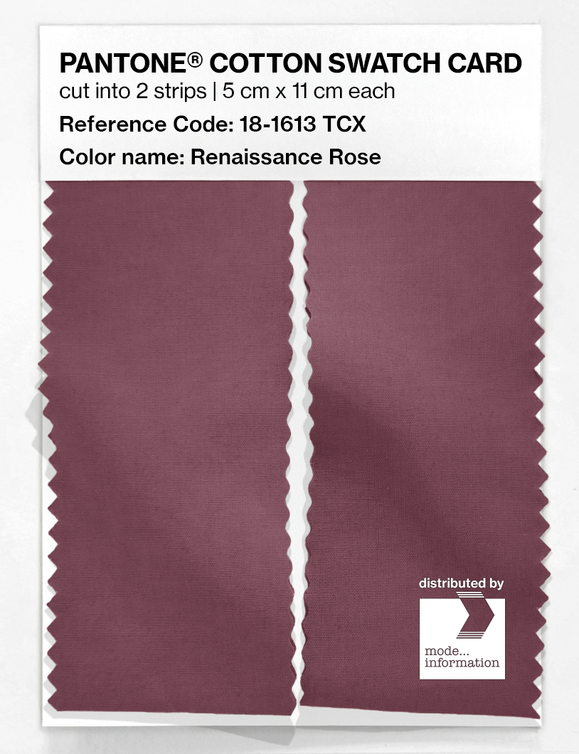 Artikelbild 2 des Artikels “PANTONE® COTTON SWATCH CARD 18-1613 TCX Renaissance Rose “