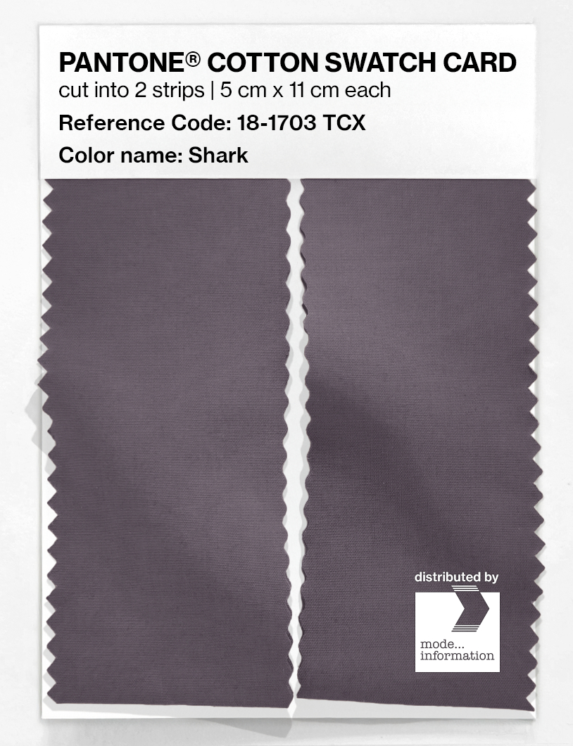 Artikelbild 2 des Artikels “PANTONE® COTTON SWATCH CARD 18-1703 TCX Shark “