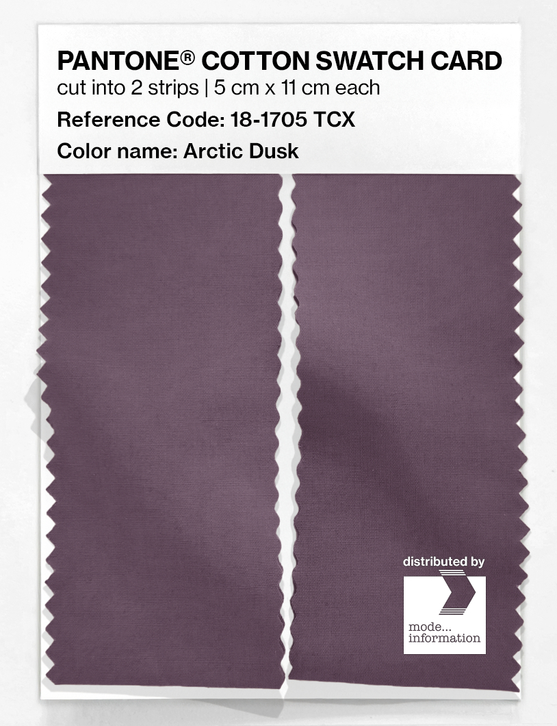 Artikelbild 2 des Artikels “PANTONE® COTTON SWATCH CARD 18-1705 TCX Arctic Dusk “