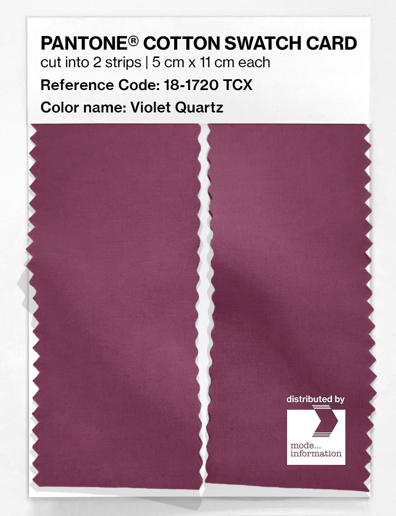 Artikelbild 2 des Artikels “PANTONE® COTTON SWATCH CARD 18-1720 TCX Violet Quartz “