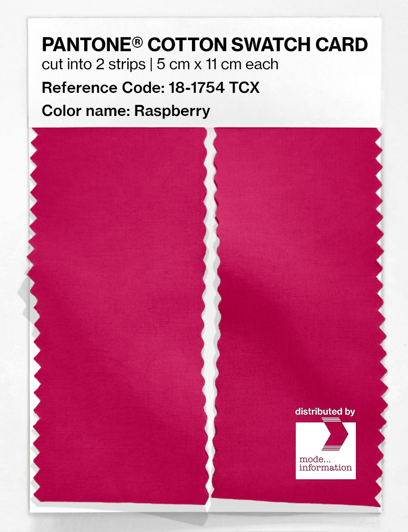 Artikelbild 2 des Artikels “PANTONE® COTTON SWATCH CARD 18-1754 TCX Raspberry “