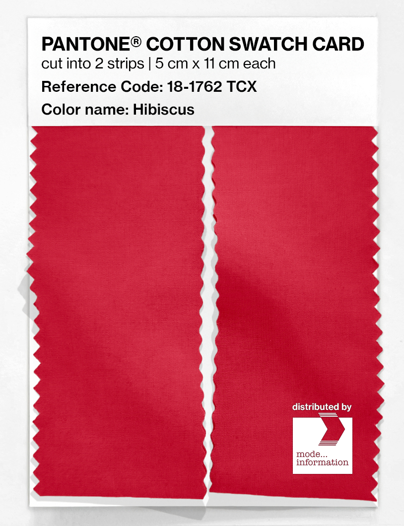Artikelbild 2 des Artikels “PANTONE® COTTON SWATCH CARD 18-1762 TCX Hibiscus “