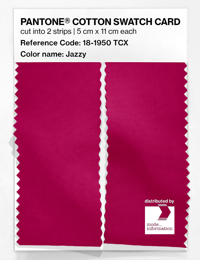 Artikelbild 2 des Artikels “PANTONE® COTTON SWATCH CARD 18-1950 TCX Jazzy “
