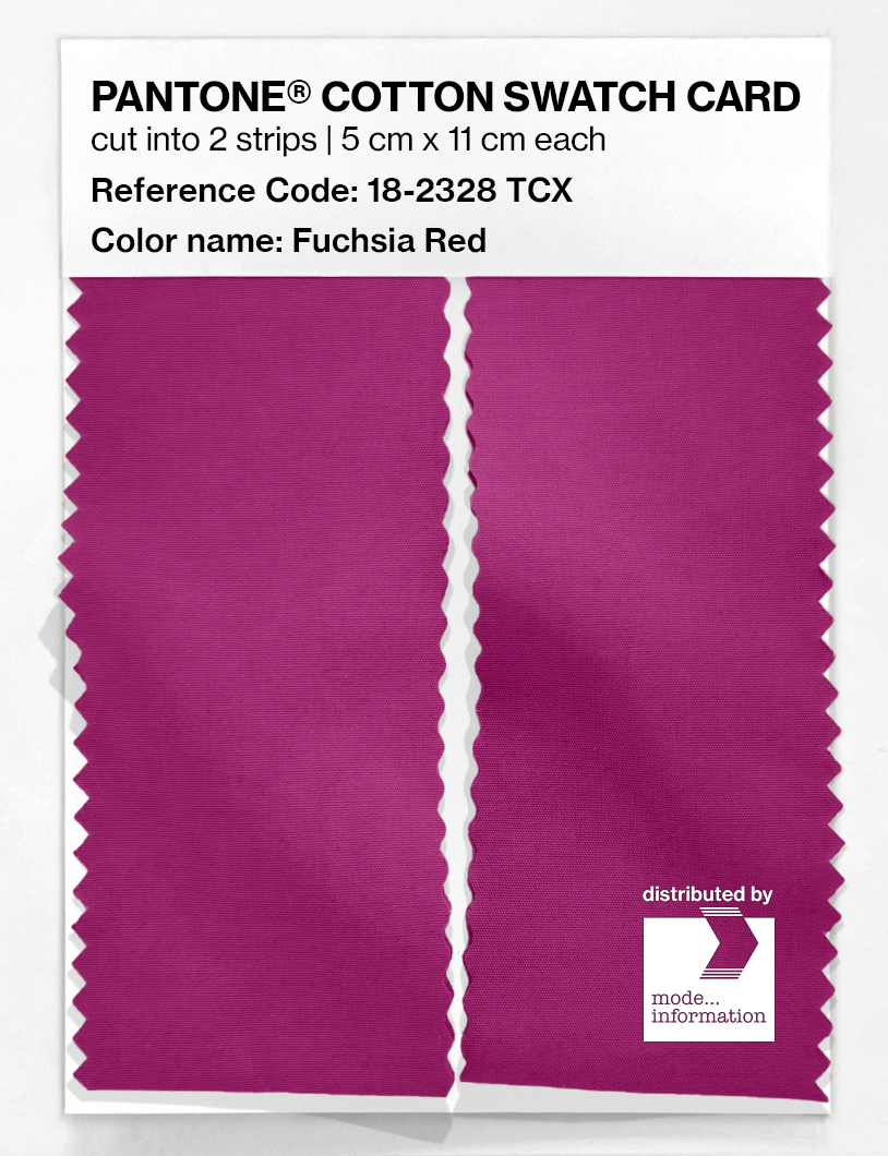 Artikelbild 2 des Artikels “PANTONE® COTTON SWATCH CARD 18-2328 TCX Fuchsia Red “