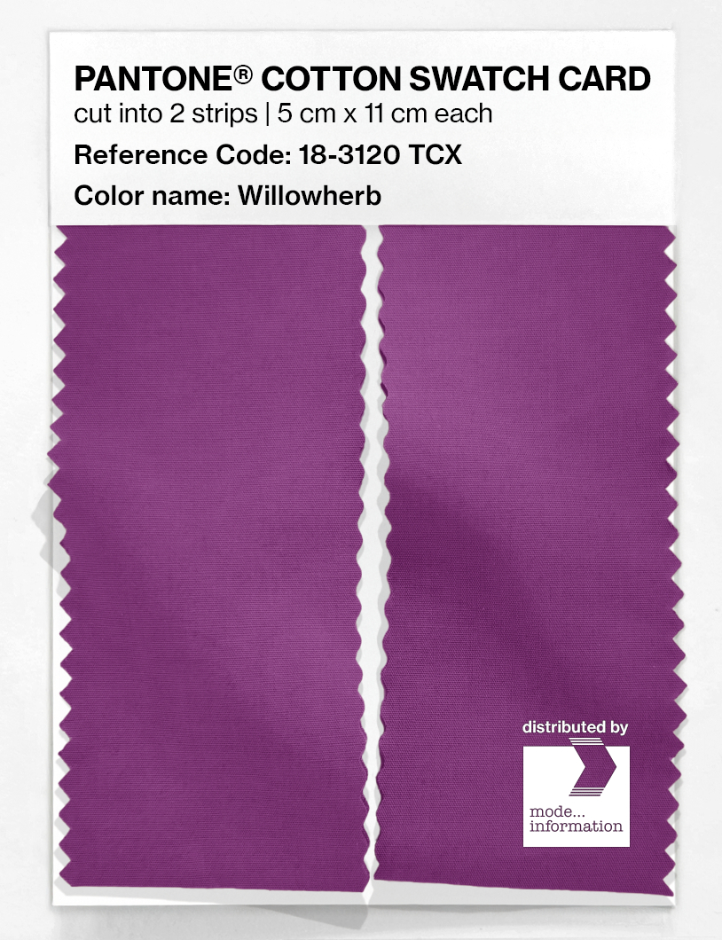 Artikelbild 2 des Artikels “PANTONE® COTTON SWATCH CARD 18-3120 TCX Willowherb “
