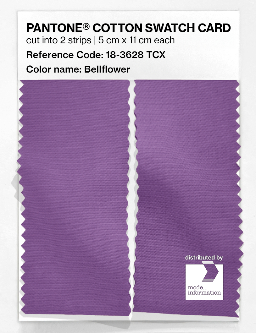 Artikelbild 2 des Artikels “PANTONE® COTTON SWATCH CARD 18-3628 TCX Bellflower “