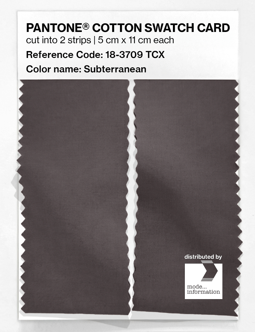 Artikelbild 2 des Artikels “PANTONE® COTTON SWATCH CARD 18-3709 TCX Subterranean “