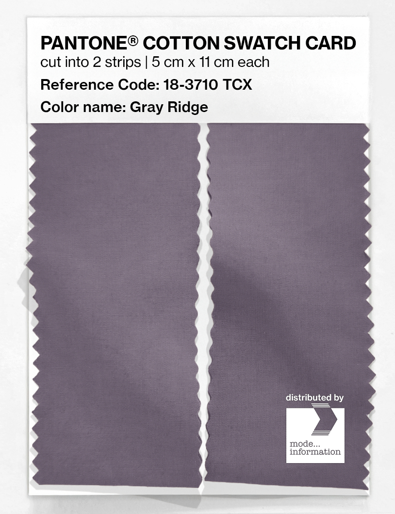 Artikelbild 2 des Artikels “PANTONE® COTTON SWATCH CARD 18-3710 TCX Gray Ridge “