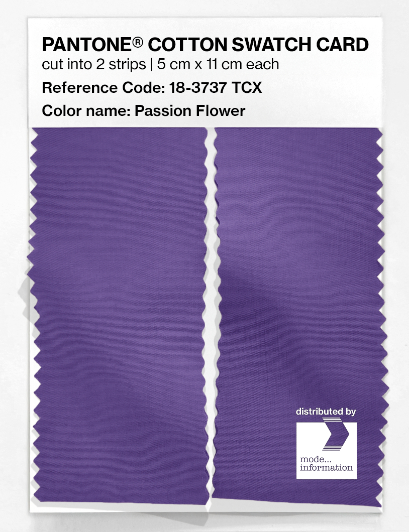 Artikelbild 2 des Artikels “PANTONE® COTTON SWATCH CARD 18-3737 TCX Passion Flower “