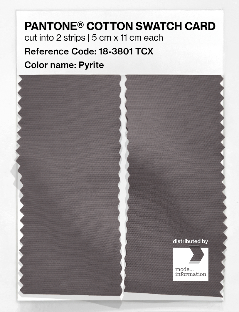 Artikelbild 2 des Artikels “PANTONE® COTTON SWATCH CARD 18-3801 TCX Pyrite “