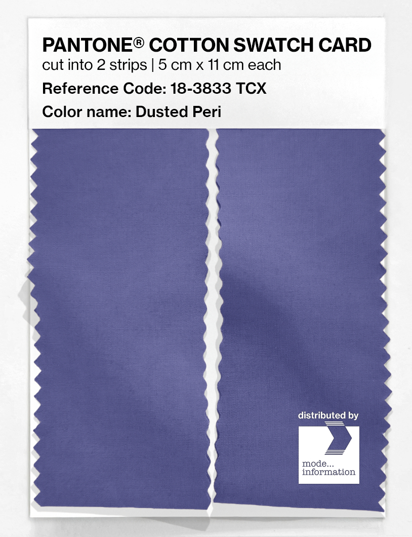 Artikelbild 2 des Artikels “PANTONE® COTTON SWATCH CARD 18-3833 TCX Dusted Peri “