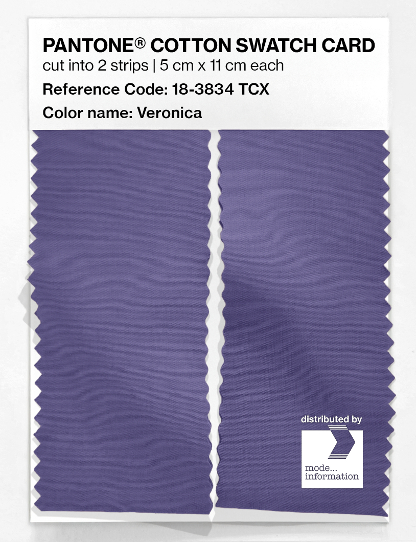 Artikelbild 2 des Artikels “PANTONE® COTTON SWATCH CARD 18-3834 TCX Veronica “