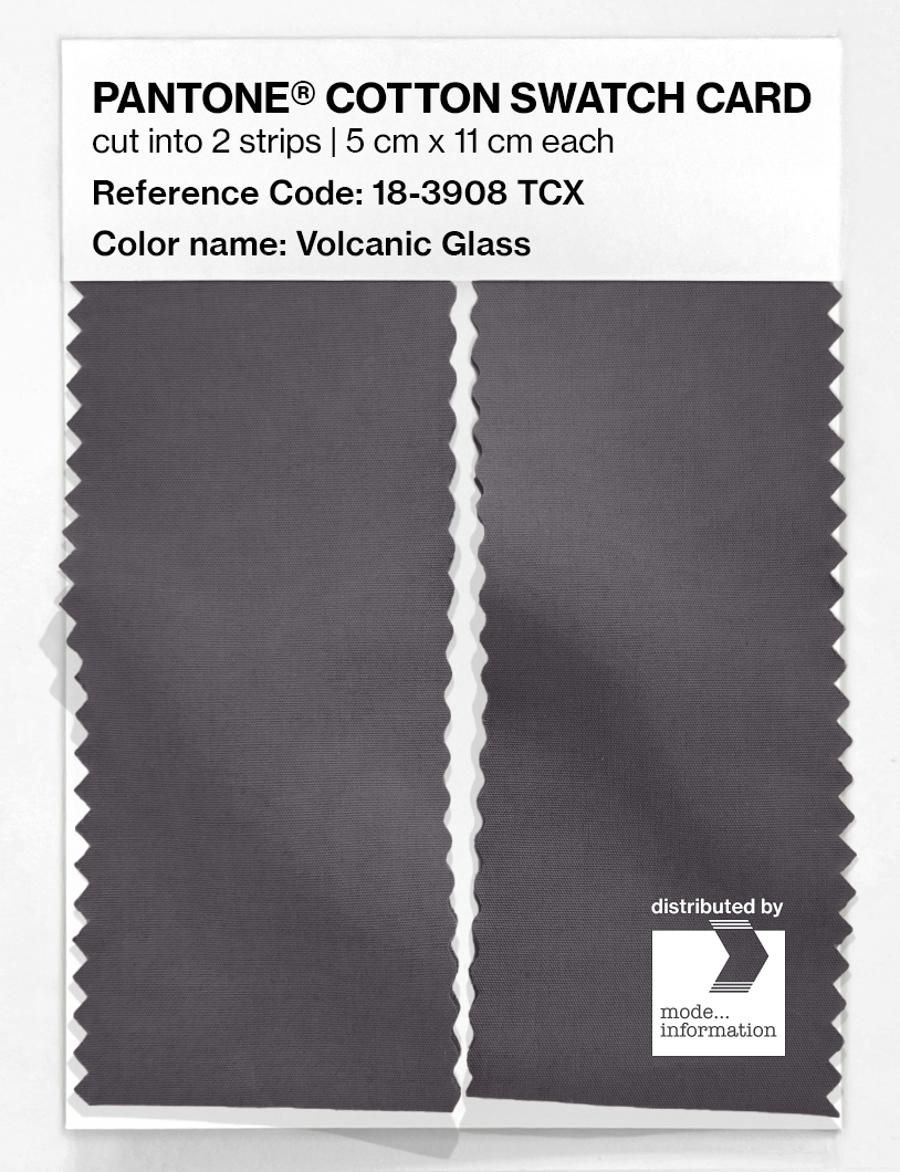 Artikelbild 2 des Artikels “PANTONE® COTTON SWATCH CARD 18-3908 TCX Volcanic Glass “