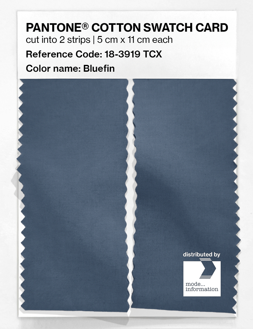 Artikelbild 2 des Artikels “PANTONE® COTTON SWATCH CARD 18-3919 TCX Bluefin “
