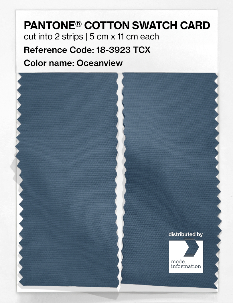 Artikelbild 2 des Artikels “PANTONE® COTTON SWATCH CARD 18-3923 TCX Oceanview “