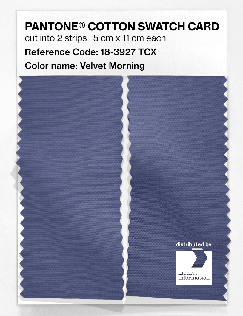 Artikelbild 2 des Artikels “PANTONE® COTTON SWATCH CARD 18-3927 TCX Velvet Morning “
