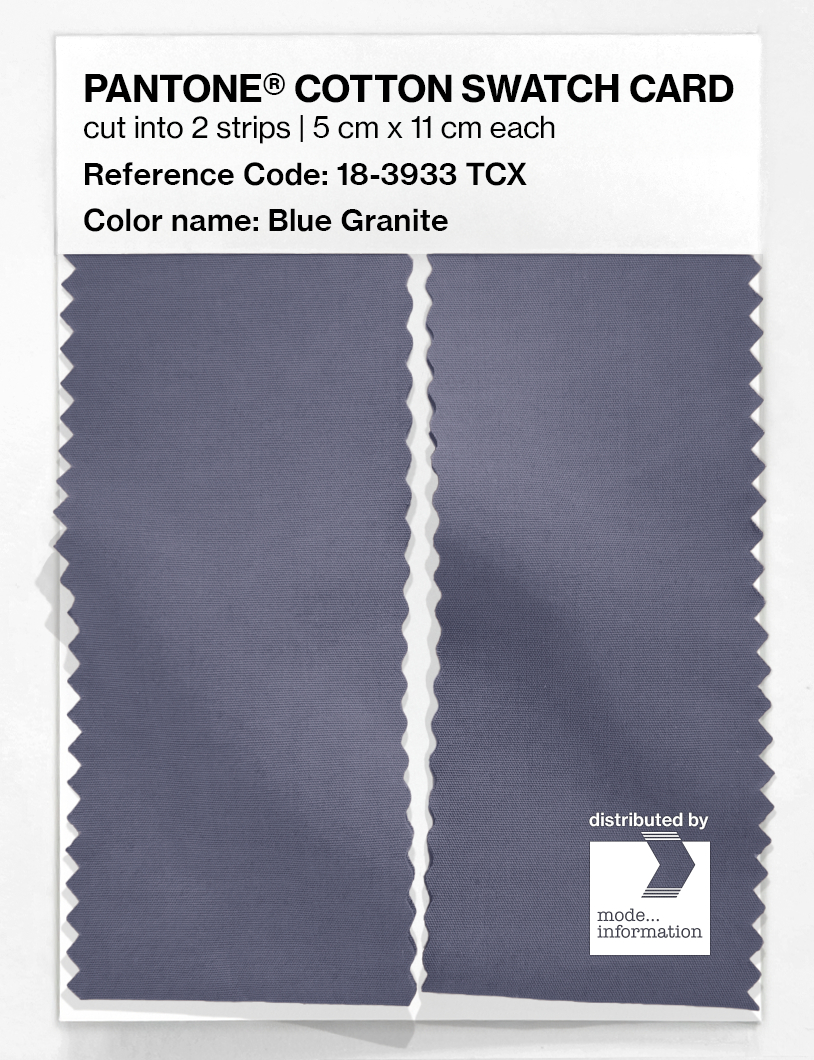 Artikelbild 2 des Artikels “PANTONE® COTTON SWATCH CARD 18-3933 TCX Blue Granite “