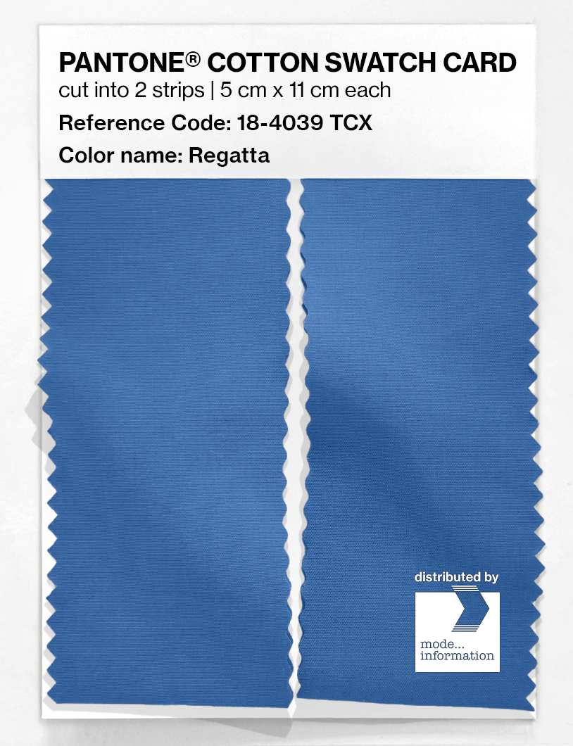 Artikelbild 2 des Artikels “PANTONE® COTTON SWATCH CARD 18-4039 TCX Regatta “