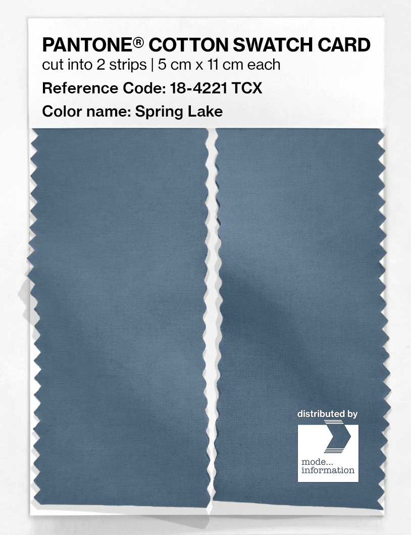 Artikelbild 2 des Artikels “PANTONE® COTTON SWATCH CARD 18-4221 TCX Spring Lake “