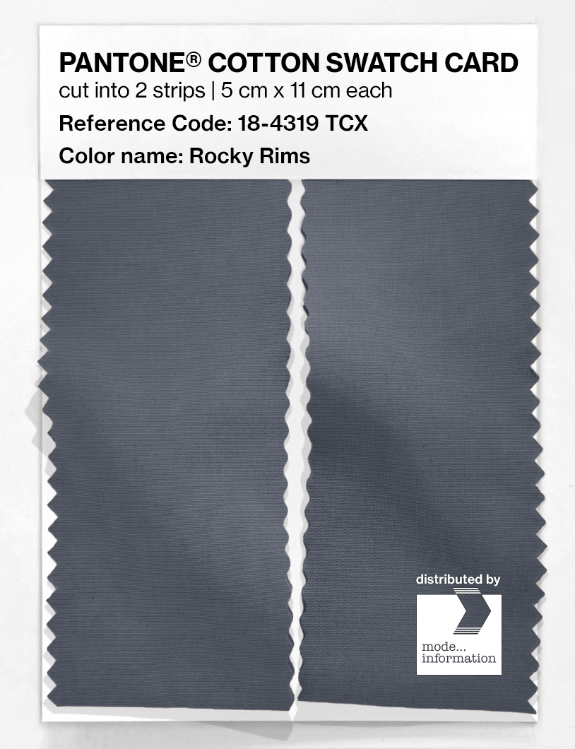 Artikelbild 2 des Artikels “PANTONE® COTTON SWATCH CARD 18-4319 TCX Rocky Rims “