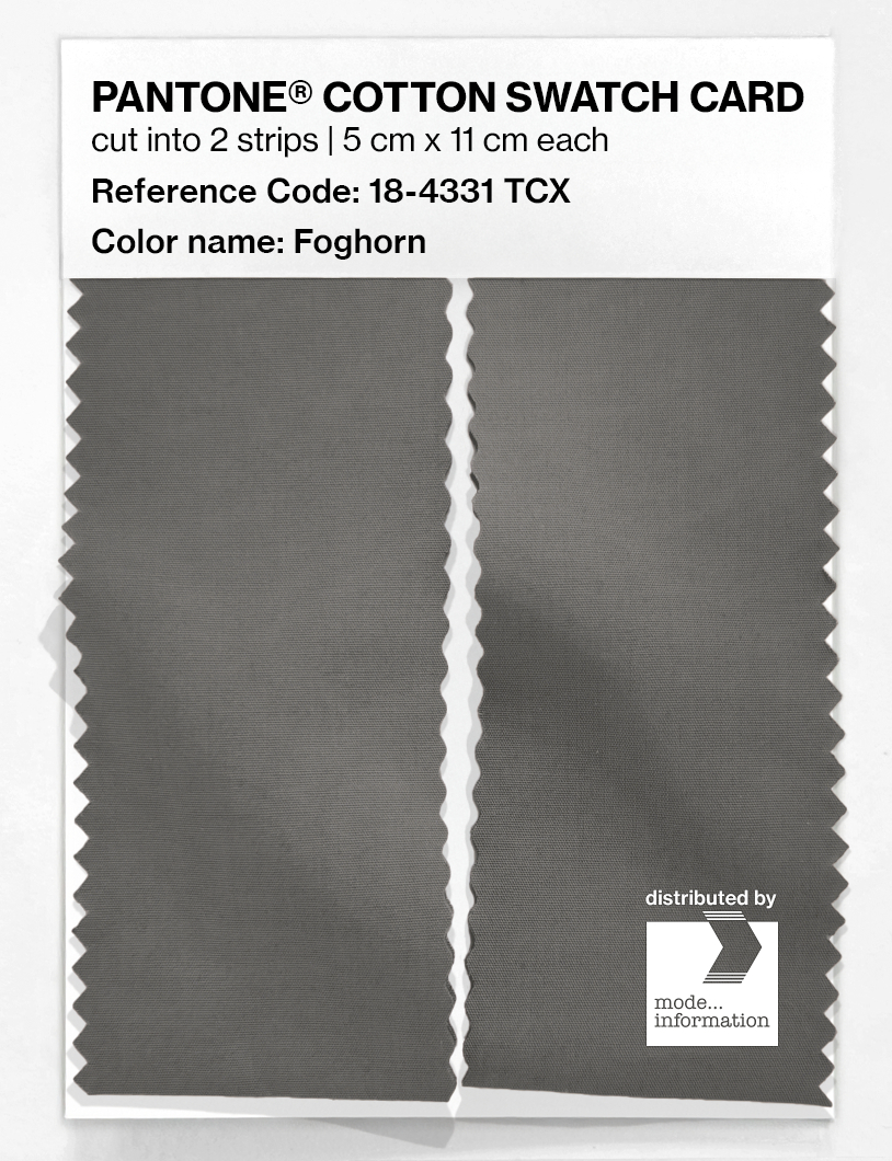 Artikelbild 2 des Artikels “PANTONE® COTTON SWATCH CARD 18-4331 TCX Foghorn “