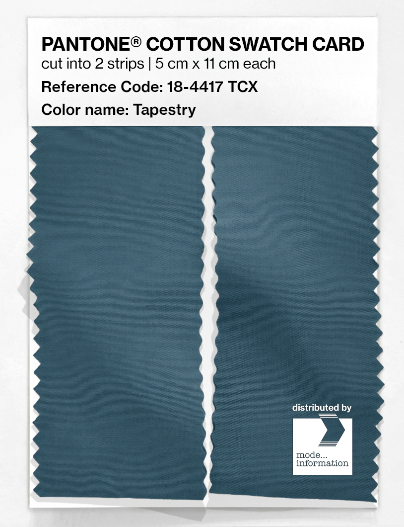 Artikelbild 2 des Artikels “PANTONE® COTTON SWATCH CARD 18-4417 TCX Tapestry “