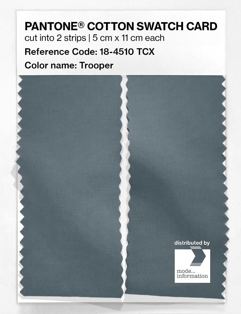 Artikelbild 2 des Artikels “PANTONE® COTTON SWATCH CARD 18-4510 TCX Trooper “