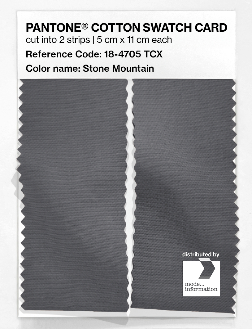 Artikelbild 2 des Artikels “PANTONE® COTTON SWATCH CARD 18-4705 TCX Stone Mountain “