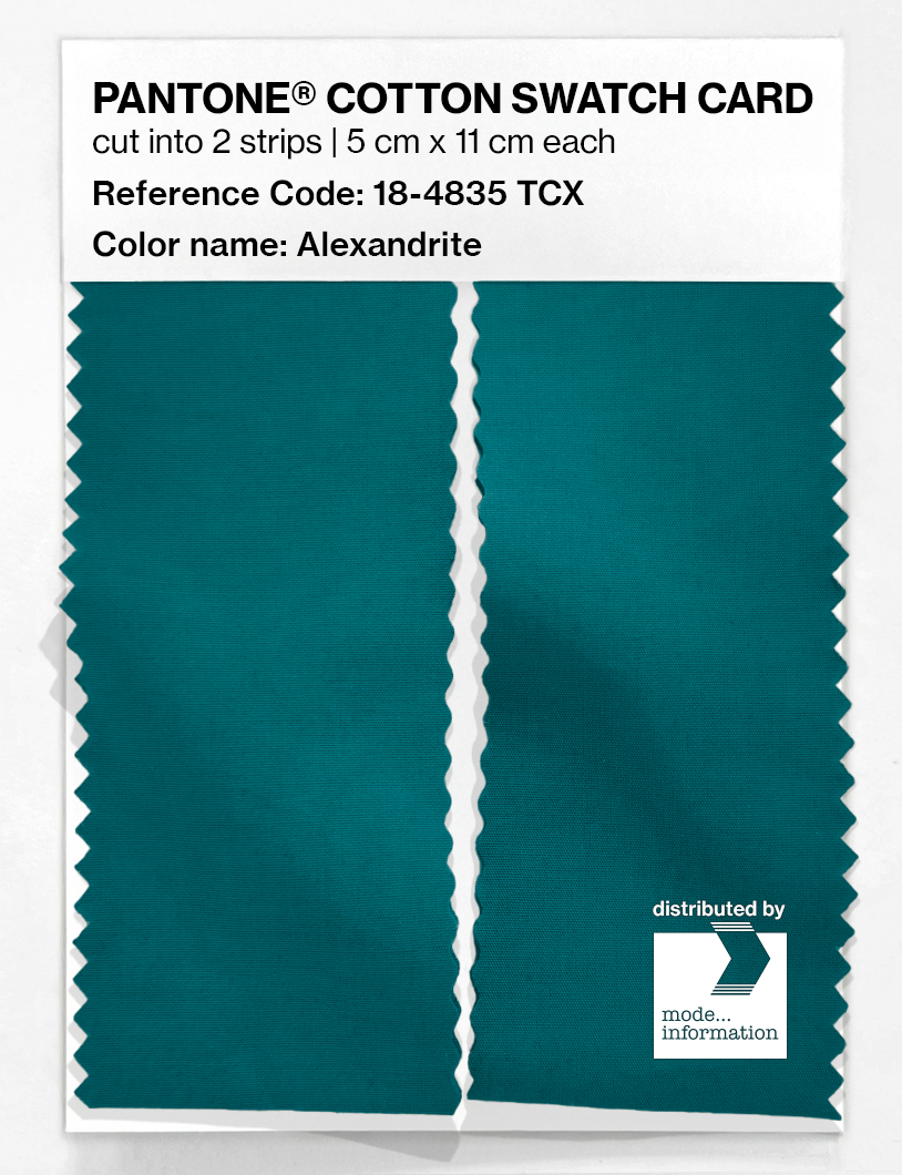 Artikelbild 2 des Artikels “PANTONE® COTTON SWATCH CARD 18-4835 TCX Alexandrite “