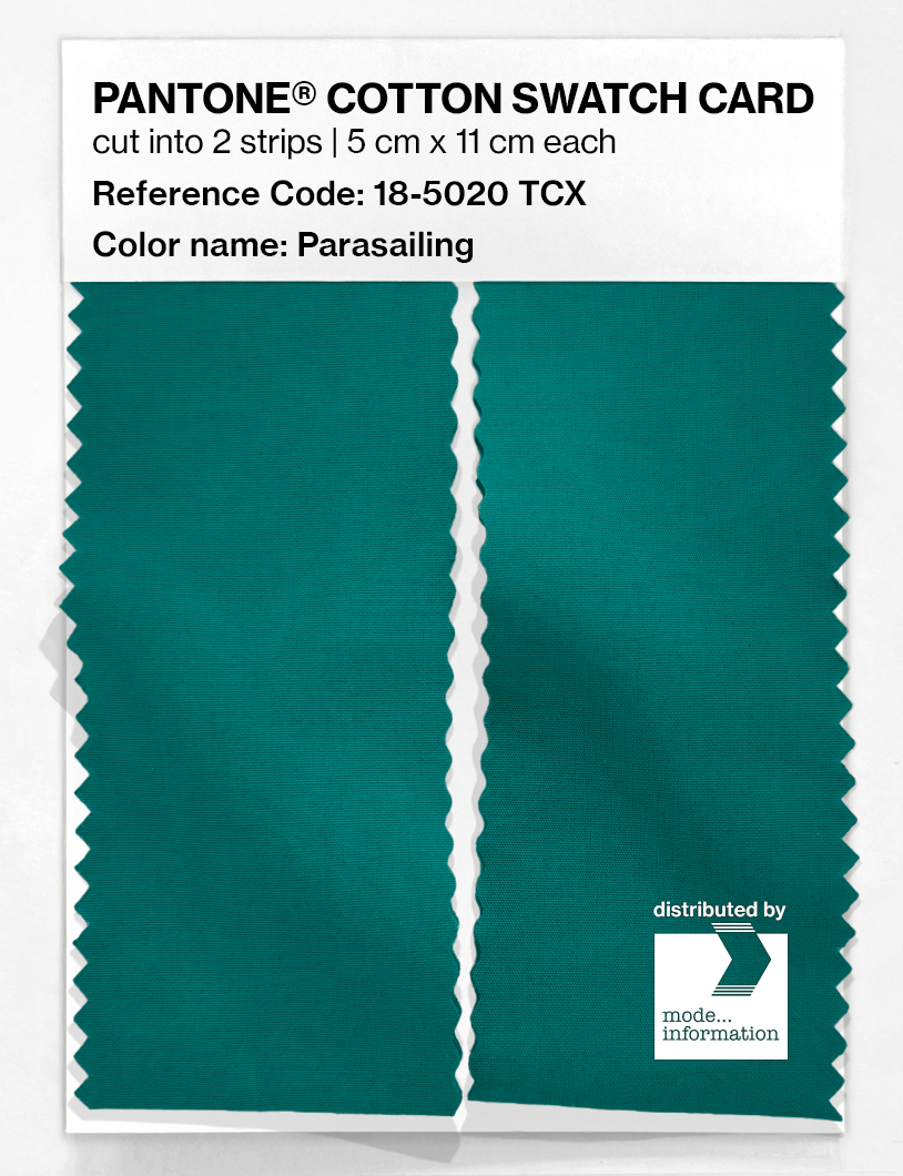 Artikelbild 2 des Artikels “PANTONE® COTTON SWATCH CARD 18-5020 TCX Parasailing “