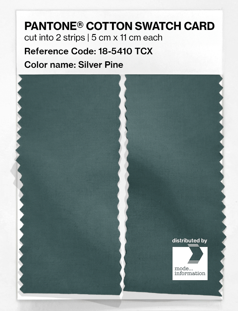 Artikelbild 2 des Artikels “PANTONE® COTTON SWATCH CARD 18-5410 TCX Silver Pine “