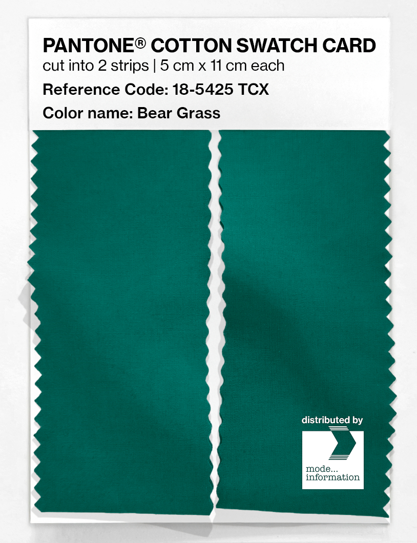 Artikelbild 2 des Artikels “PANTONE® COTTON SWATCH CARD 18-5425 TCX Bear Grass “
