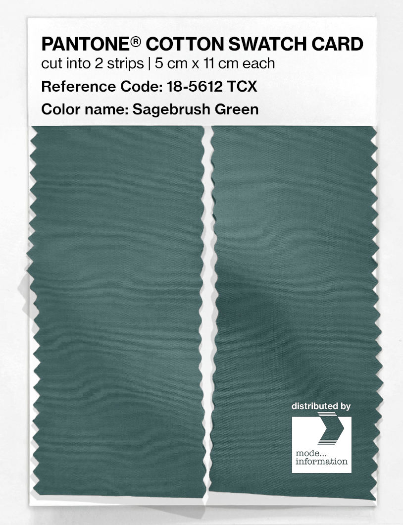 Artikelbild 2 des Artikels “PANTONE® COTTON SWATCH CARD 18-5612 TCX Sagebrush Green “