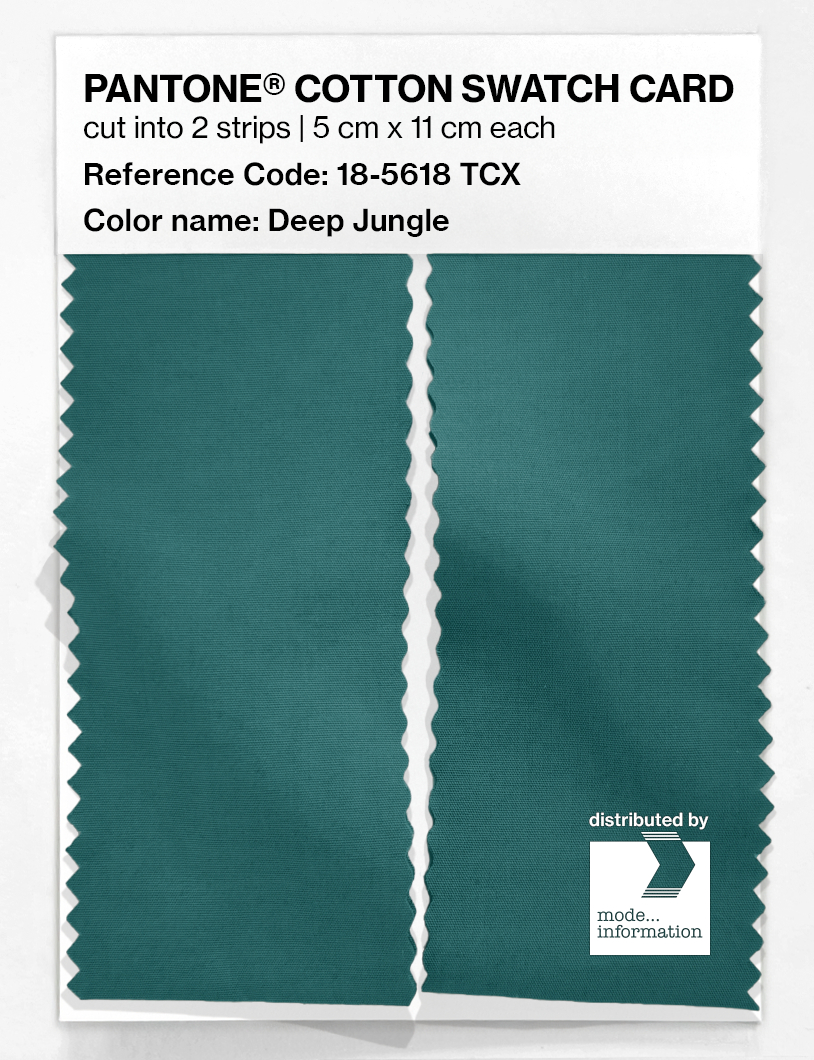 Artikelbild 2 des Artikels “PANTONE® COTTON SWATCH CARD 18-5618 TCX Deep Jungle “