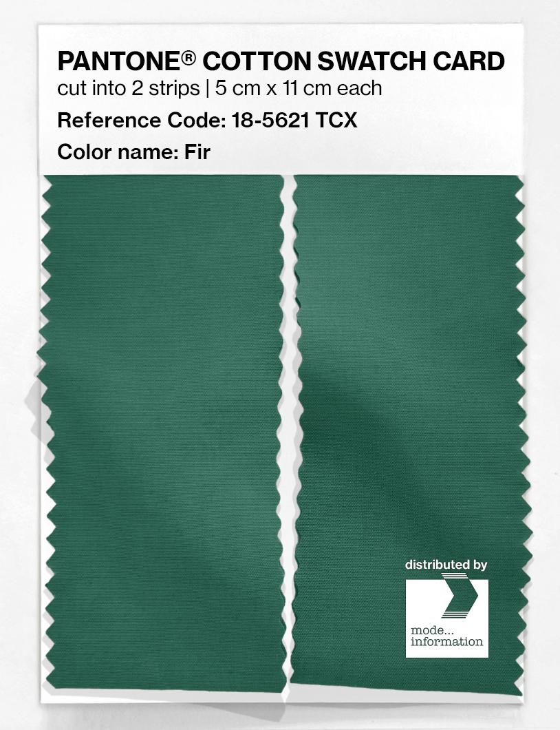 Artikelbild 2 des Artikels “PANTONE® COTTON SWATCH CARD 18-5621 TCX Fir “