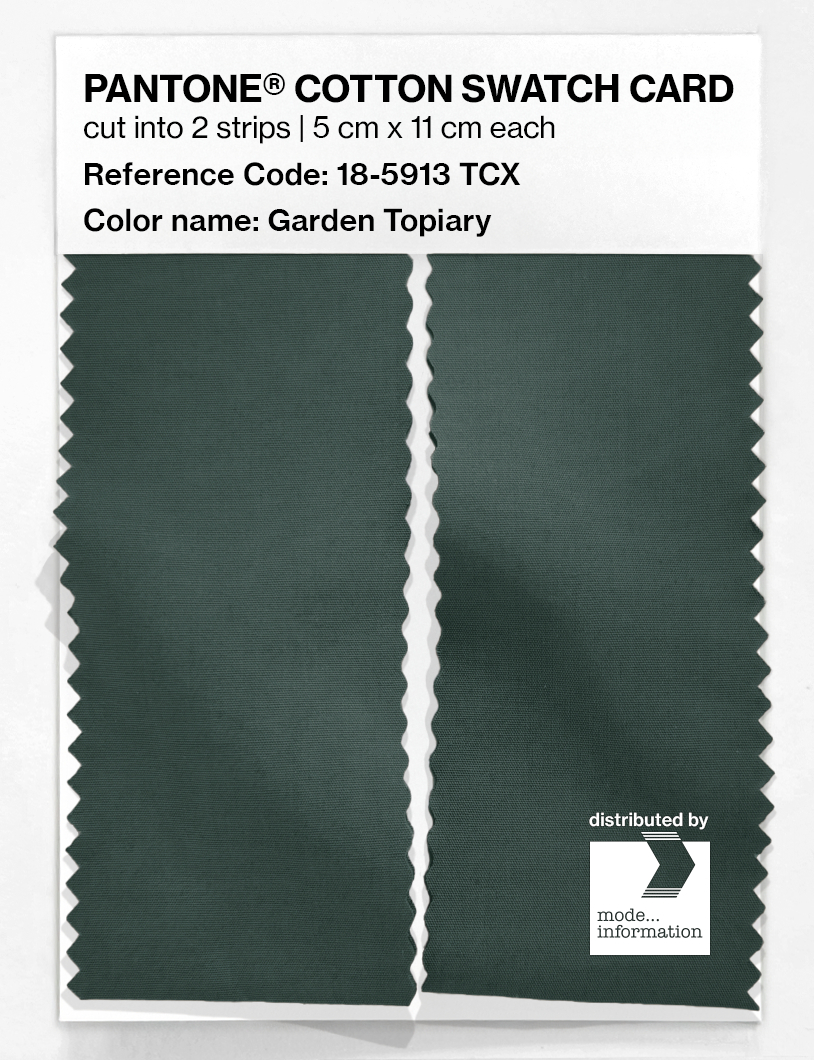 Artikelbild 2 des Artikels “PANTONE® COTTON SWATCH CARD 18-5913 TCX Garden Topiary “