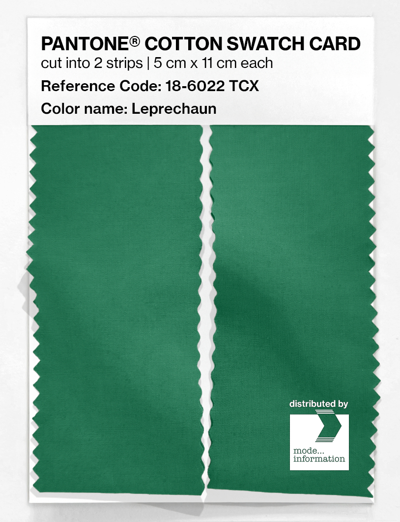 Artikelbild 2 des Artikels “PANTONE® COTTON SWATCH CARD 18-6022 TCX Leprechaun “