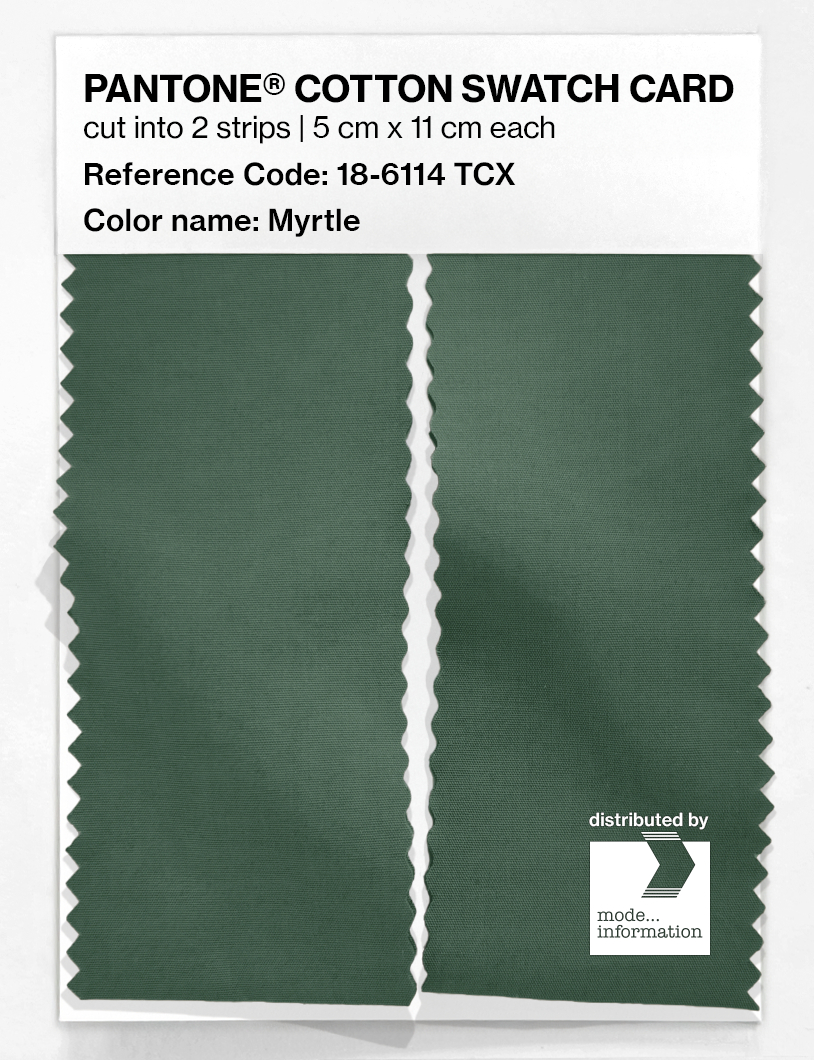 Artikelbild 2 des Artikels “PANTONE® COTTON SWATCH CARD 18-6114 TCX Myrtle “