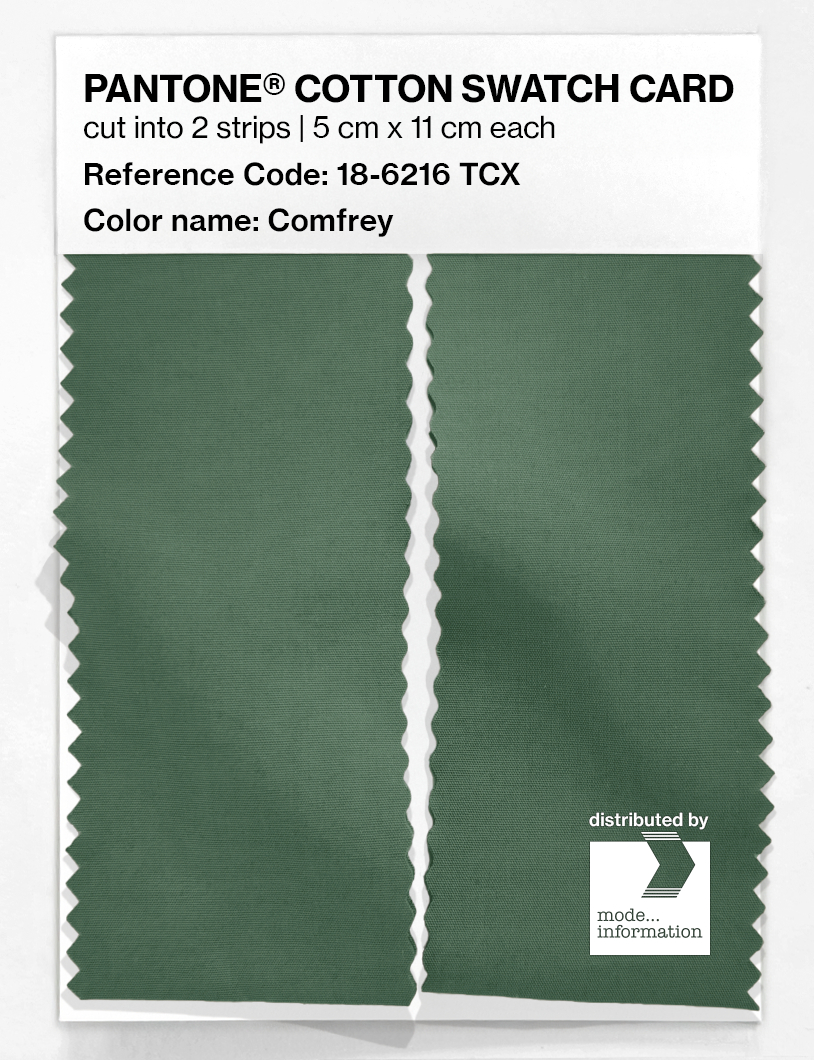 Artikelbild 2 des Artikels “PANTONE® COTTON SWATCH CARD 18-6216 TCX Comfrey “